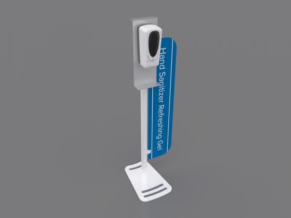 MOD-9001 Hand Sanitizer Stand with Graphic -- Image 1